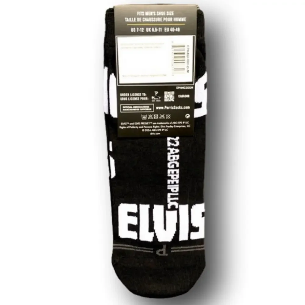 3/$20 Elvis Funny Novelty Low-Cut Socks - NWT